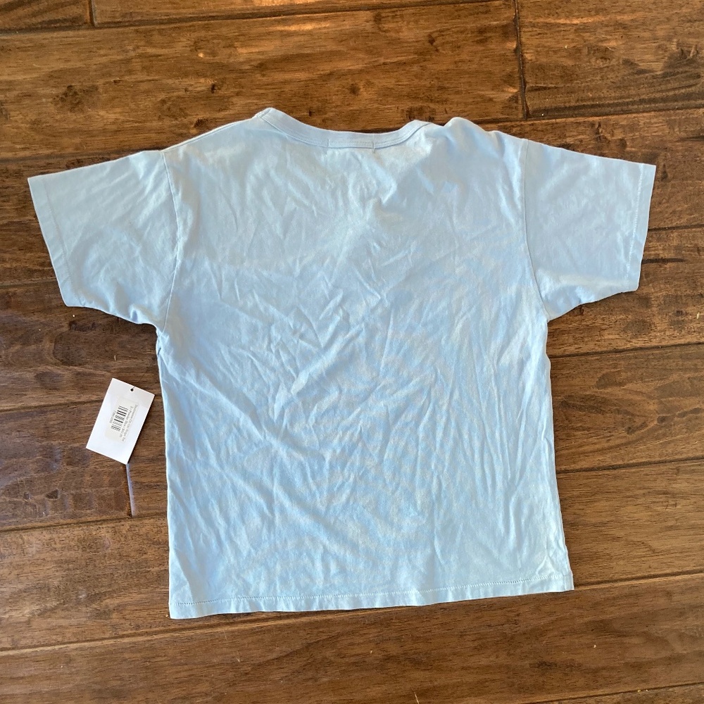 Daydreamer Cin Cin Martini Cocktail Graphic T Shirt Light Blue Women's Small - Picture 4 of 9